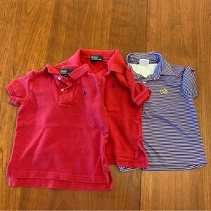 (3) 18M-2T Polos Play Condition Prodoh Ralph Lauren